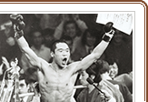 アジア人初のWBC世界ライト級チャンピオン。世界の強豪を抑えタイトルを5度防衛した。